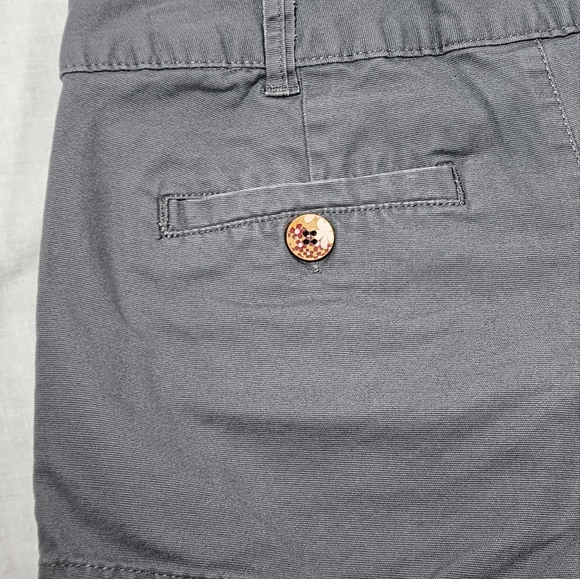 ♥️ OP JUNIORS MID RISE TWILL SHORTS SIZE 5 - GREY ♥️ - Picture 10 of 13